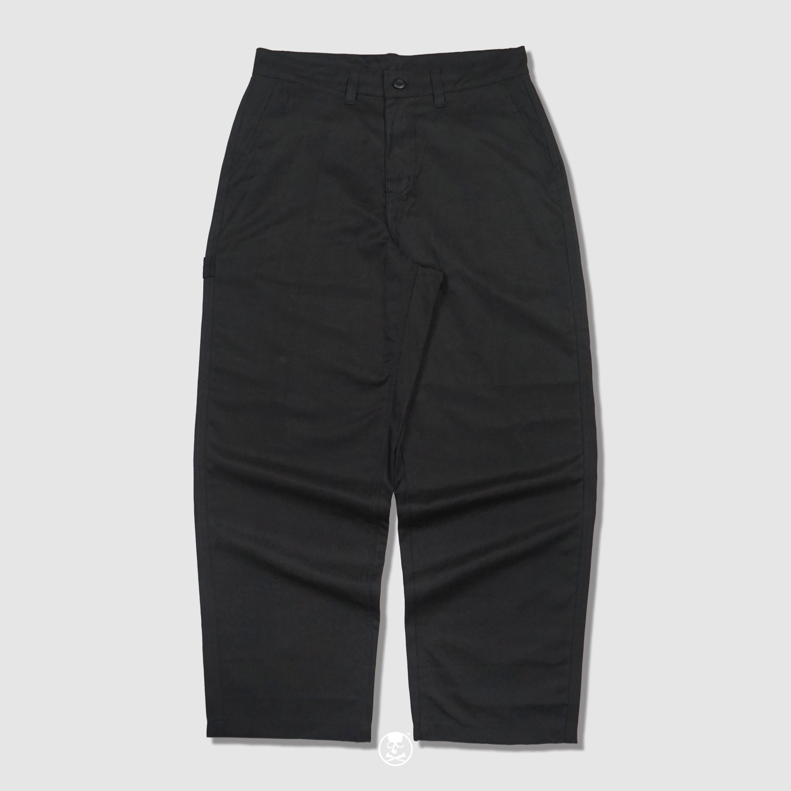 DETERMINED Baggy Carpenter Pants Bc.STONE Black Celana Panjang Pria - Gambar 2