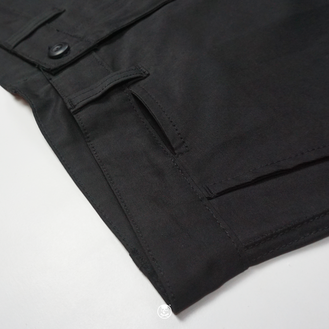 DETERMINED Baggy Carpenter Pants Bc.STONE Black Celana Panjang Pria - Gambar 4