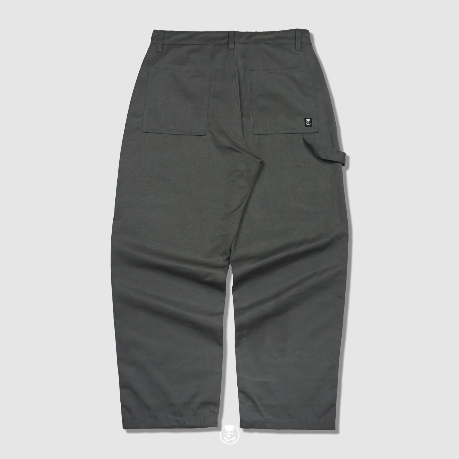 DETERMINED Baggy Carpenter Pants Ca. METAL Grey Celana Panjang Pria - Gambar 2