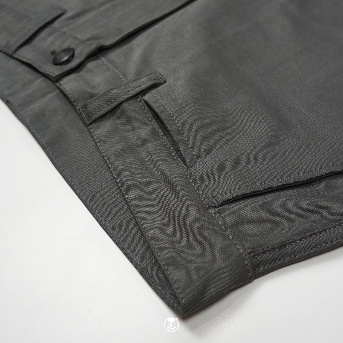 DETERMINED Baggy Carpenter Pants Ca. METAL Grey Celana Panjang Pria - Gambar 3